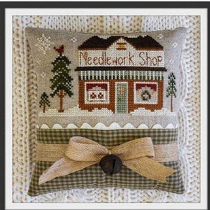 Needlework Shop Hometown Holiday Cross Stitch Charts by LIttle House Needleworks
