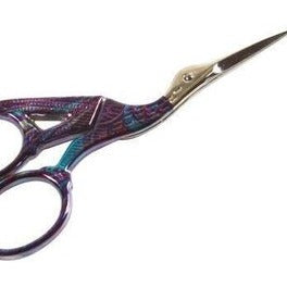 Stained Glass Scissor 3.5" Stork by Tooltron