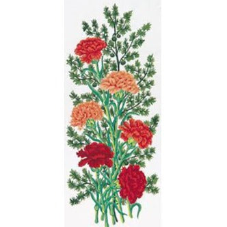Carnations Tapestry Canvas by  Collection d' Art- 8.020