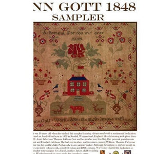 Ann Gott 1848 Cross Stitch Chart by Needlework Press