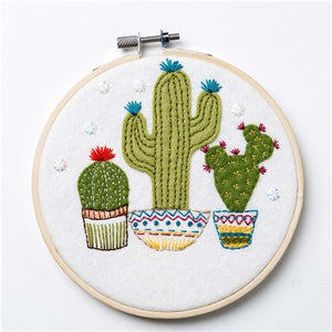 Cactus Pincushion Felt Craft Kit by Corinne Lapierre