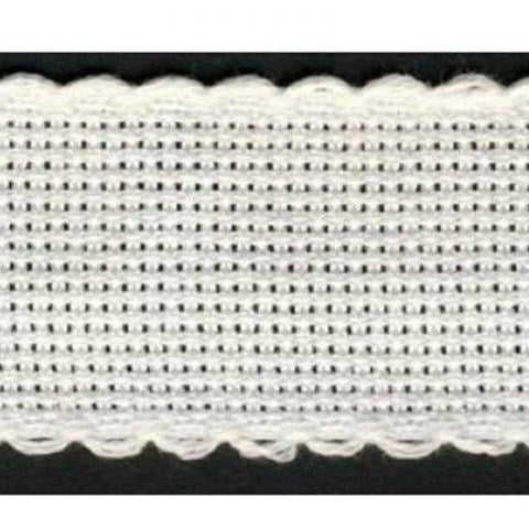 3.5cm Aida Band Zweigart Antique White