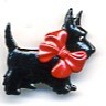 Susan Clarke Charm 135 Scotty Dog Black