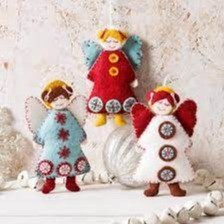 Scandinavian Angels Felt Craft Kit by Corinne Lapierre