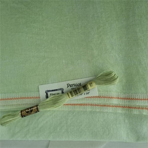 40CT Fiber On A Whim Hand Dyed Newcastle Linen Fat Half Yard Peridot