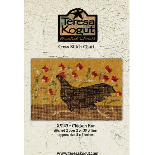 Chicken Run Cross Stitch Chart by Teresa Kogut