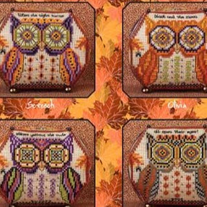 Owls of October II and Embellishments by Just Nan - Limited Edition