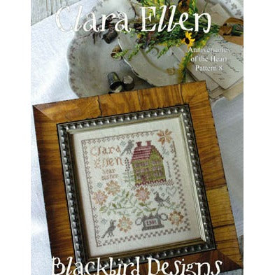 Clara Ellen Anniversaries of the Heart #8 Cross Stitch Chart by Blackbird Designs