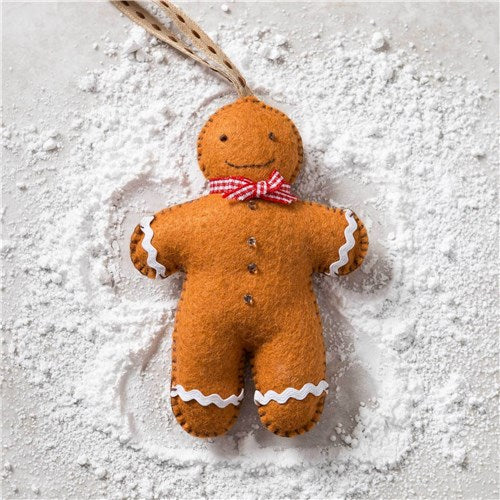 Gingerbread Man Felt Craft Mini Kit by Corinne Lapierre
