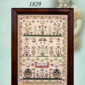 Isabella Uffindell 1829 by Hands Across the Sea Samplers