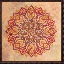 Tangled Fire Cross Stitch Chart by Ink Circles