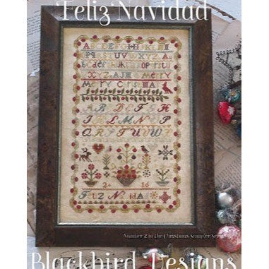 Feliz Navidad Cross Stitch Chart by Blackbird Designs