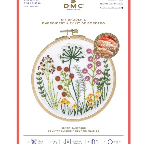 Country Classic  Perle Effect 3D Embroidery Kit by DMC