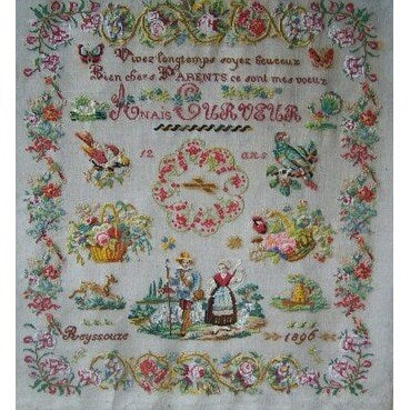 Anais Curveur 1896 Cross Stitch Chart by Reflets de Soie