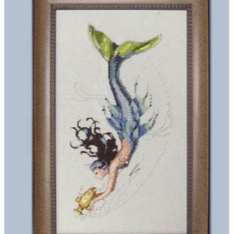 Mediterranean Mermaid Cross Stitch Chart by Mirabilia
