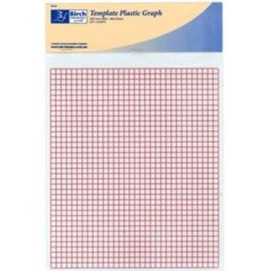Template Plastic with 1/4" Grid