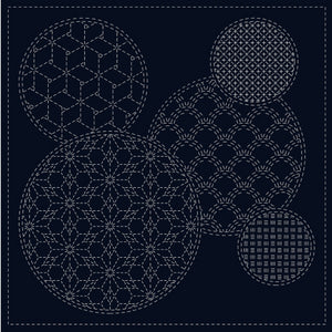 Sashiko Cloth Mixed Pattern by Hitomi Fujita
