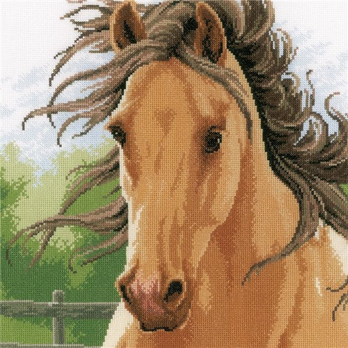 Mane in the Wind Counted Cross Stitch Kit by Lanarte - PN0178867