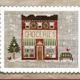 Tree Lot Hometown Holiday Cross Stitch Charts by Country Cottage Needlework