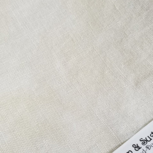 32CT Fiber On A Whim Hand Dyed Belfast Linen Fat Half Yard Cream and Sugar