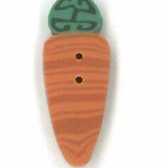 Carrot Button by Just Another Button Company
