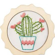 Stuck on You Cactus Stamped Embroidery Kit by Bucilla