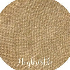 32CT Fox and Rabbit Hand Dyed linen Hogbristle Fat Half Yard