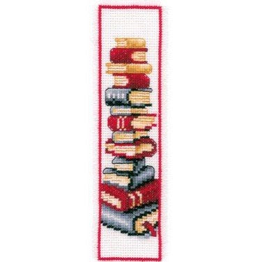Book Lover Bookmark Counted Cross Stitch Kit by Vervaco