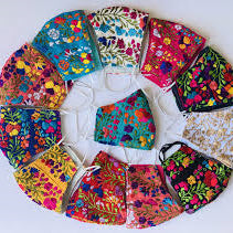 Embroidered Reuseable Face Masks from Mixteca