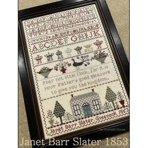 Janet Barrr Slater 1853 Cross Stitch Chart by The Scarlett House