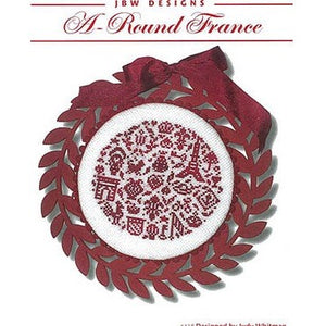 A-Round France Cross Stitch Chart by JBW Designs