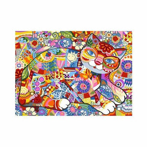 Chat Flore (Floral Cat) Tapestry by SEG 929.603