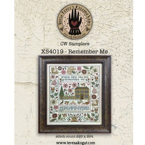 Remember Me Cross Stitch Chart by Teresa Kogut