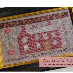 Throw Wide The Windows Cross Stitch Chart by Shakespeare's Peddler