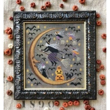 Witch Training Cross Stitch Chart by Kathy Barrick