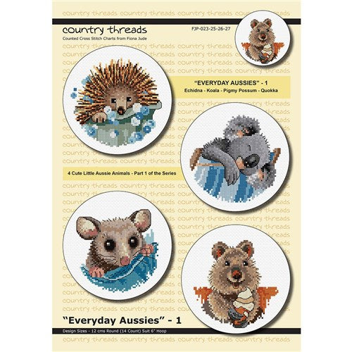 Everyday Aussies - 1 Cross Stitch Chart by Country Threads