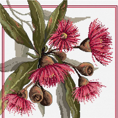 Gum Blossoms Cross Stitch Chart by Country Threads