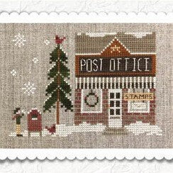 Post Office Hometown Holiday Cross Stitch Charts by Little House Needleworks
