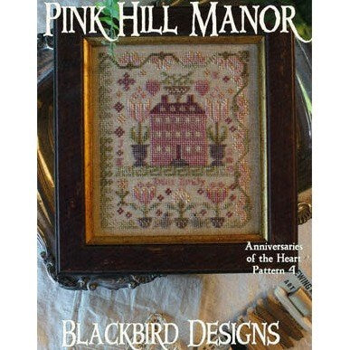 Pink Hill Manor Cross Stitch Chart by Blackbird Designs