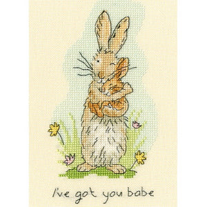 Ive Got You Babe Counted Cross Stitch Kit by Bothy Threads