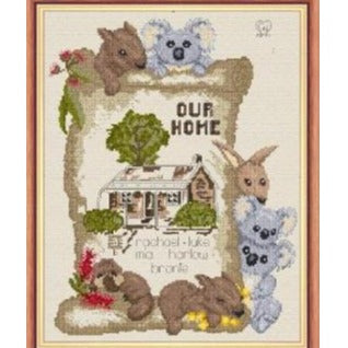 Our Home Cross Stitch Chart by Carrol Nielsen