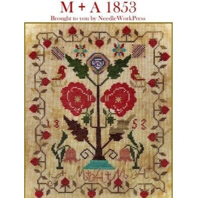 M + A 1853 Cross Stitch Chart by Needle Work Press