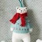 Polar Bear Felt Craft Mini Kit by Corinne Lapierre