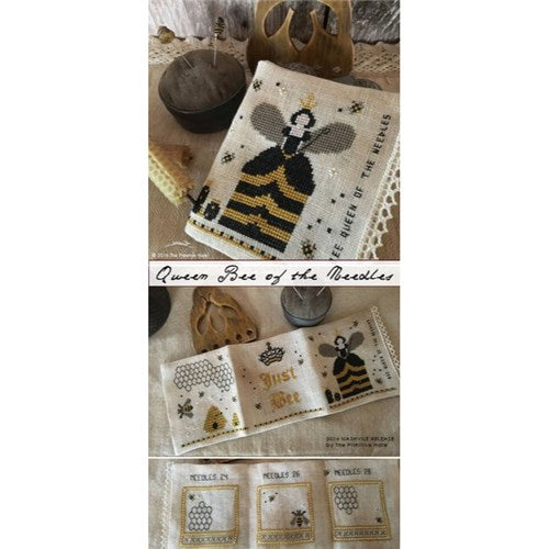 Bee Queen of the Needle Cross Stitch Chart by The Primitive Hare