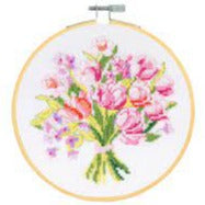 Spring Bouquet Cross Stitch Kit by DMC
