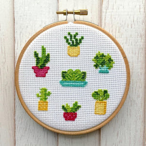 Plant Life Cross stitch kit by Spot Colors