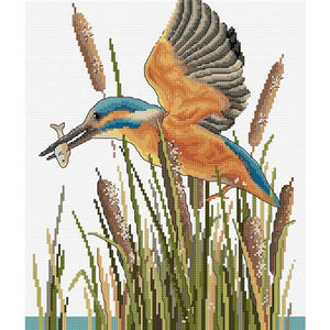 Kingfisher Cross Stitch Chart by Country Threads