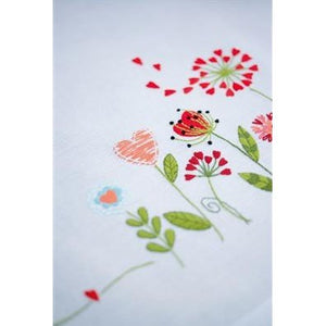 Flowers Tablecloth Kit by Vervaco - PN0170740