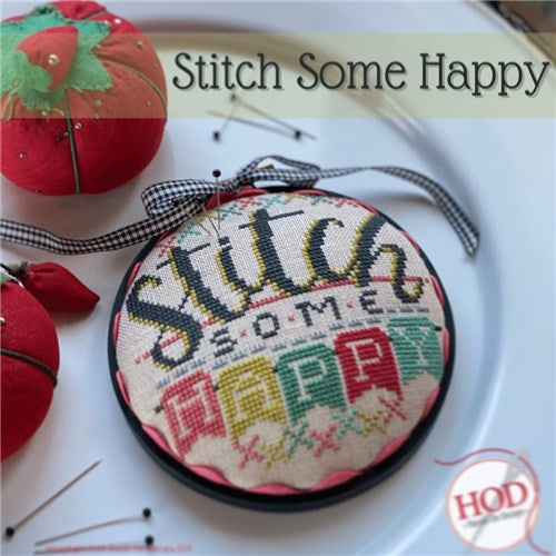 Stitch Some Happy Cross Stitch Chart by Hands on Design