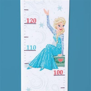 Frozen - Sisters Forever Disney Growth Chart Counted Cross Stitch Kit by Vervaco - PN0167087